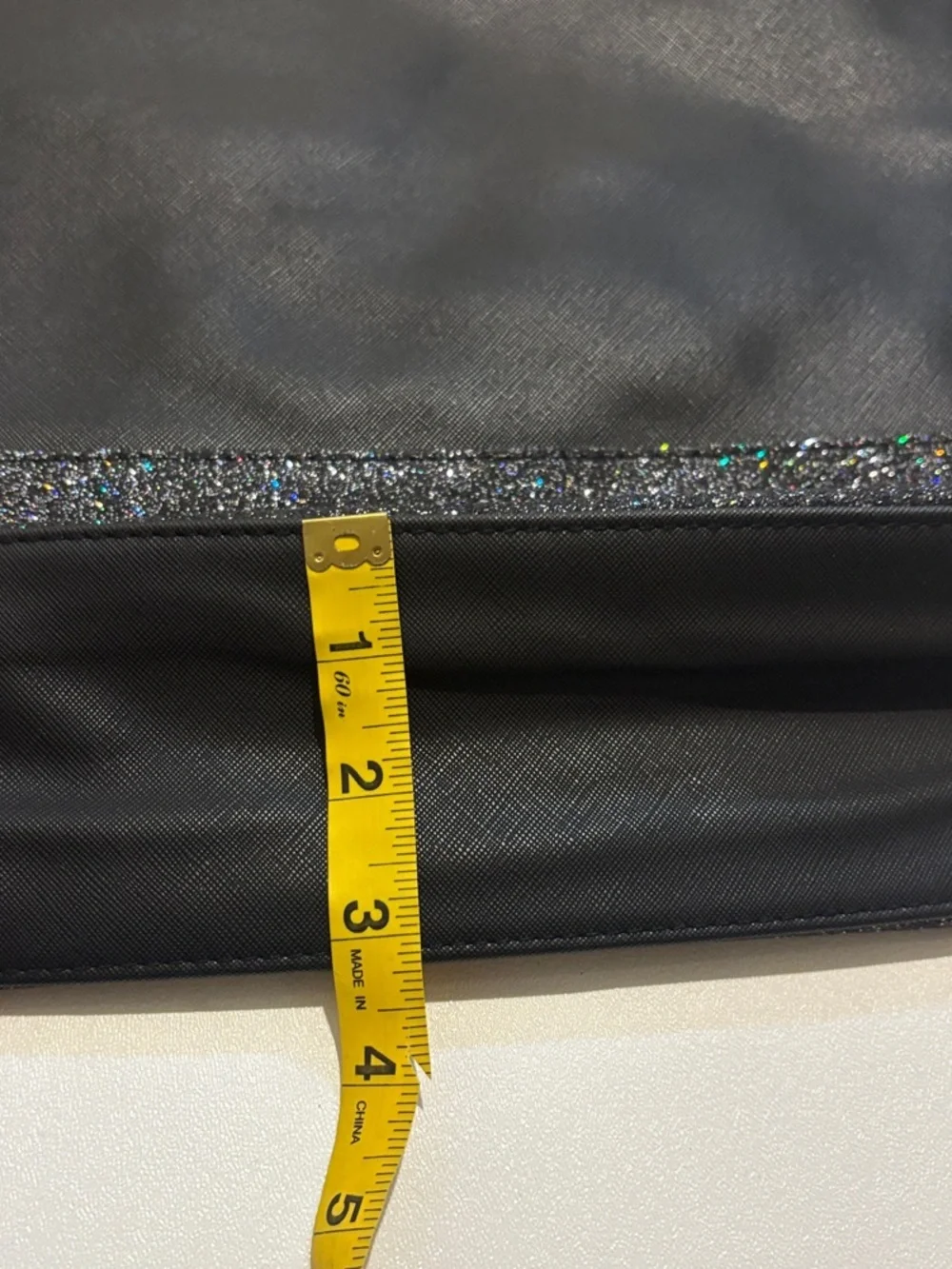 Jimmy Choo Perfume Black Tote with Glitter Bottom